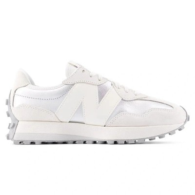New Balance 327 Lifestyle Damen Weiß Sneakers Sportschuhe Leder WS327GLA
