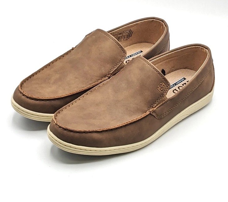 IZOD Seapoint Tan Memory Foam Men display picture 1