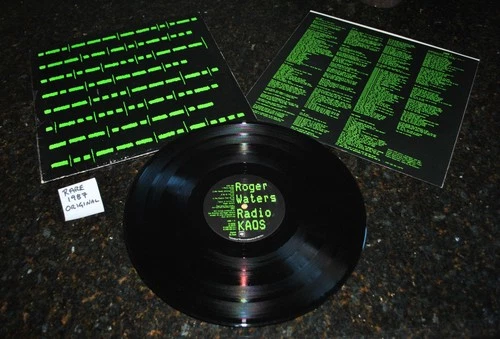Roger Waters~Radio Kaos LP~Very Rare 1987 Columbia Original Release~Tested!