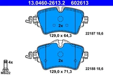 Front Axle ATE 13.0460-2613.2 Brake Pad Set, Disc Brake for BMW, Mini