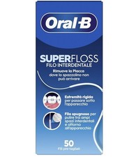 Oral-B Super floss filo interdentale per ponti corone e apparecchi ortodontici