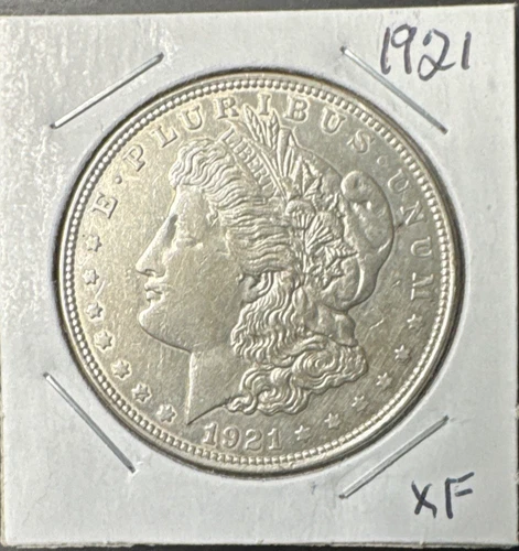 1921 MORGAN SILVER DOLLAR -- XF