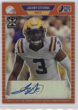 2021 Leaf Pro Set Metal 1989 Orange Rainbow /15 JaCoby Stevens #PA-JS1 Auto 1n4j