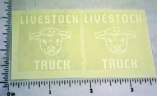 Pair Structo Livestock Farms Stake Truck Stickers ST-050