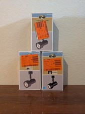 (3 Pack) Hampton Bay 1-Light Black Halogen Li...