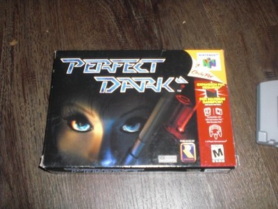 Perfect Dark Nintendo 64 N64 NEAR COMPLETE CIB Box Game AUTHENTIC