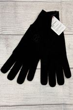 NWT Lululemon Women's Warm Revelation Gloves Black  Size XS/S