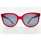 Sanford Hutton Colors In Optics Red Round Sunglasses 48 USA Vintage 1989