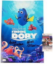 Bob Peterson & Angus MacLane signed 12x18 Poster Director Mr. Ray Sunfish Findin