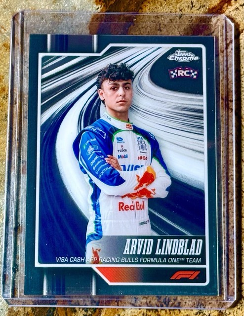 2026 Topps Chrome Formula 1 F1 #12 Arvid Lindblad RC Rookie Card