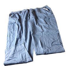 KingSize Cargo Pants Big Tall Mens 8XL 38L Blue Cotton Chino Khaki Elastic
