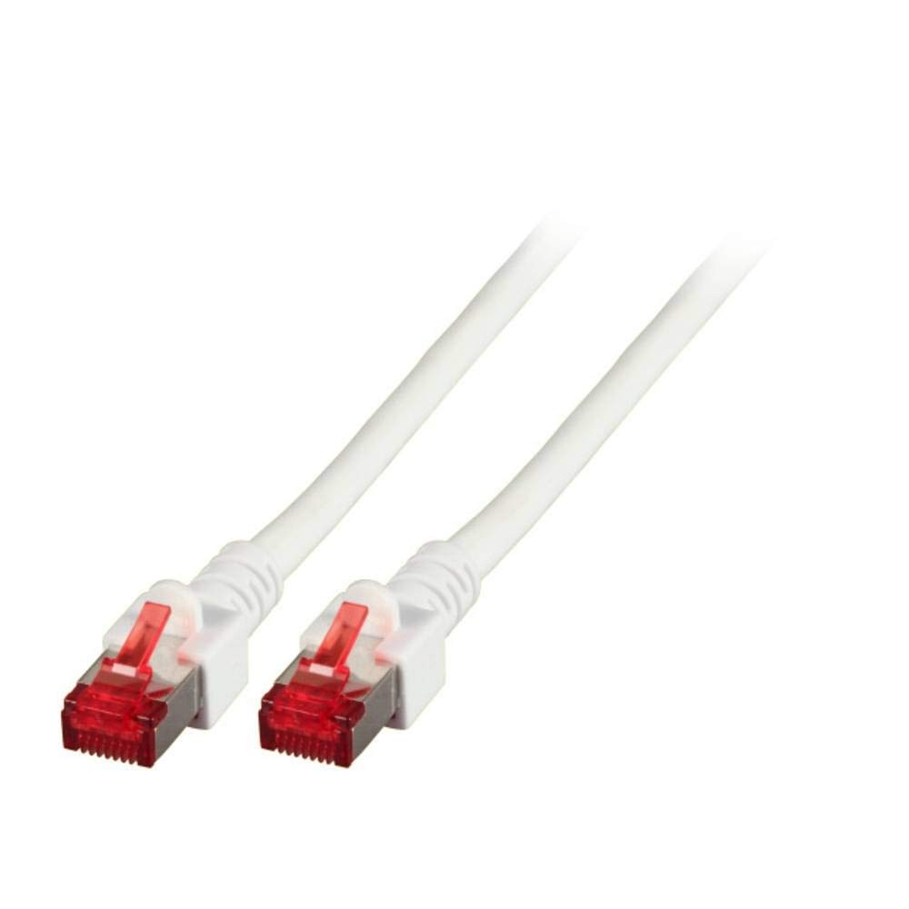 EFB-Elektronik RJ45 Patchkabel S/FTP, Cat.6, LSZH, 1m, weiß, 3 Stück