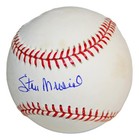 Stan Musial Autographed OML Baseball PSA/DNA Cardinals