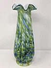 FENTON ART GLASS VASA MURRHINA AVENTURINE VASE 14 1/2" TALL