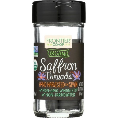 Frontier Saffron Threads Organic 0.018 Oz Jar