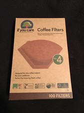 5 packs lot of if You care coffee filters  4 100 ct each FSC