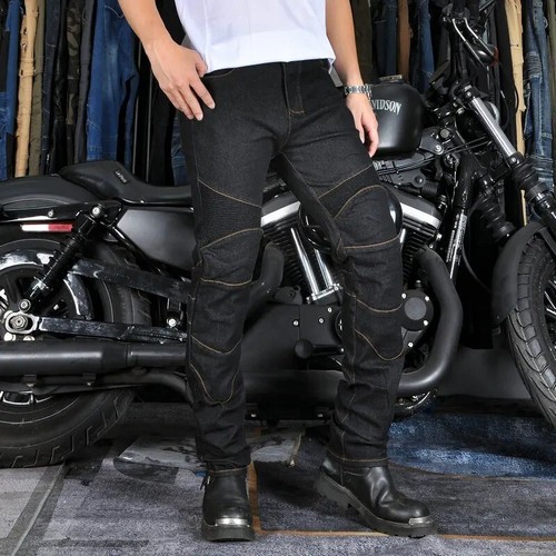 PANTALONI da MOTO ANTI-caduta - Jeans da MOTOCICLISTA comodi ergonomici - Afbeelding 4 van 11
