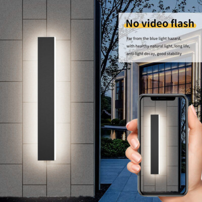 SILAMP LED Wandleuchte 30 W, Schwarz, IP65, 3000 Lumen, Warmweiß 2300–3500 K – Für Garten, Garage & Terrasse