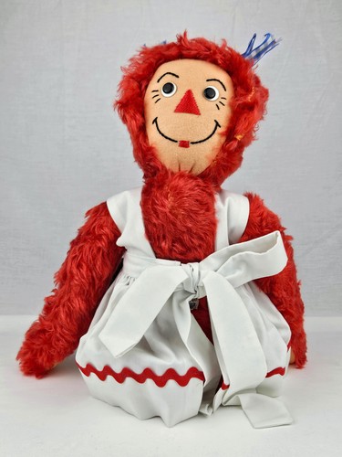 Raggedy Ann 2 Faced, Teddy Bear Face on One Side Raggedy on the Other - Picture 2 of 10