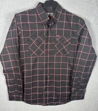 Dixxon Flannel Shirt Mens Medium Plaid Pearl Snap The Gridlock