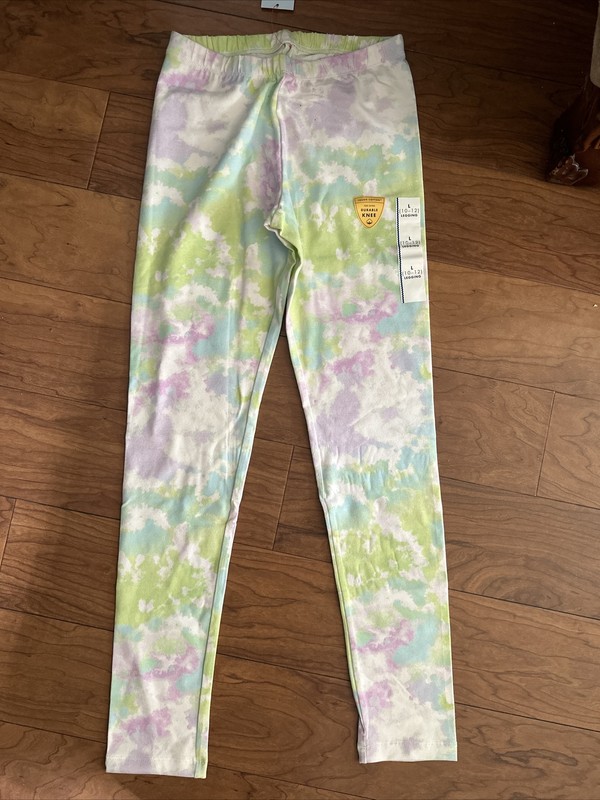 Cat & Jack Girl’s Leggings Cool Tie-Dye Large 10/12 NEW