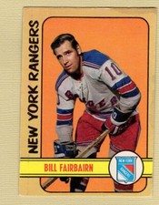 1972-73 O-Pee-Chee Hockey Bill Fairbairn (Rangers)