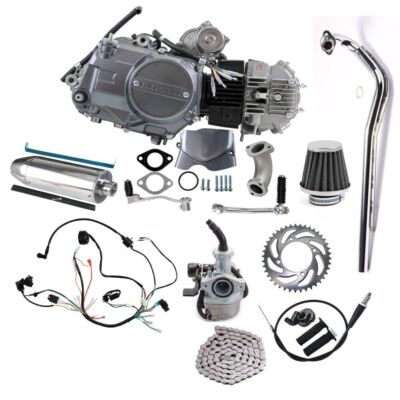 Full Kit Lifan 125cc Semi Auto Electric Start Engine Motor Trail Bike CRF80 CT70