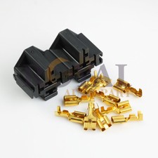 Dual Relay Socket with Connectors Non Wired for 12v Relays