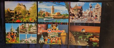 Vintage Disney Postcards: Lot Of 19, Disney World, Disney Land, Epcot: 1980s