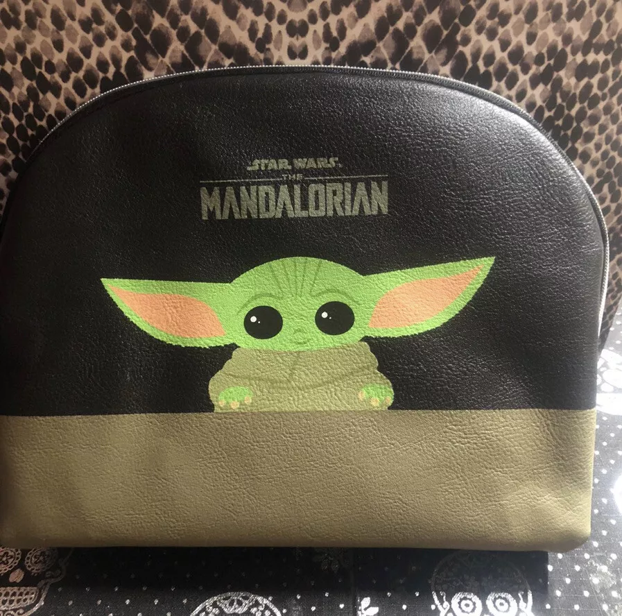 DISNEY STAR WARS THE MANDALORIAN Baby Yoda Makeup Bag Cosmetic Bag Pouch  New | eBay