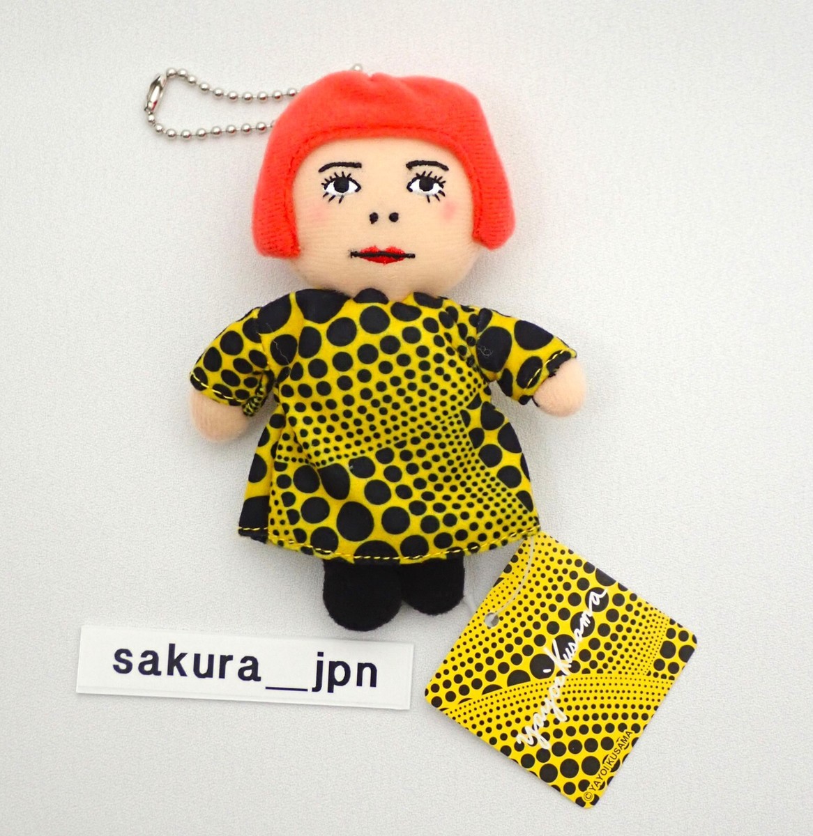Yayoi Kusama Key Chain Plush Doll Yayoi-Chan Vol.3 Dots