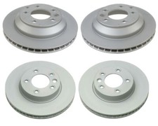 Zimmermann Front and Rear Disc Brake Rotors Kit for Porsche Cayenne VW Touareg