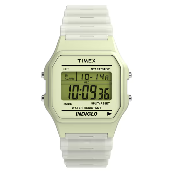 【美品】 TIMEX T80 デジタル 腕時計 Timex T80 Glow in the Dark All phosphorescent material Japan