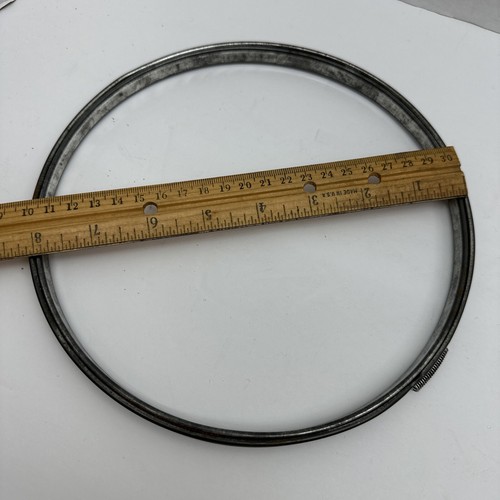 9 Vintage Metal Cork Spring Embroidery Hoops Frames Round 6" 7" 8" 9" Oval - Picture 5 of 6