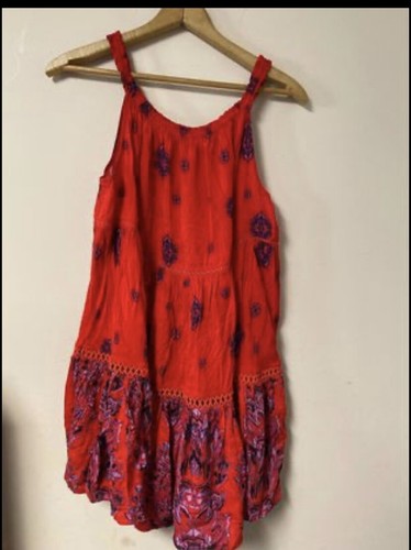 Intimately Talk to Me Red Trapeze Dress 