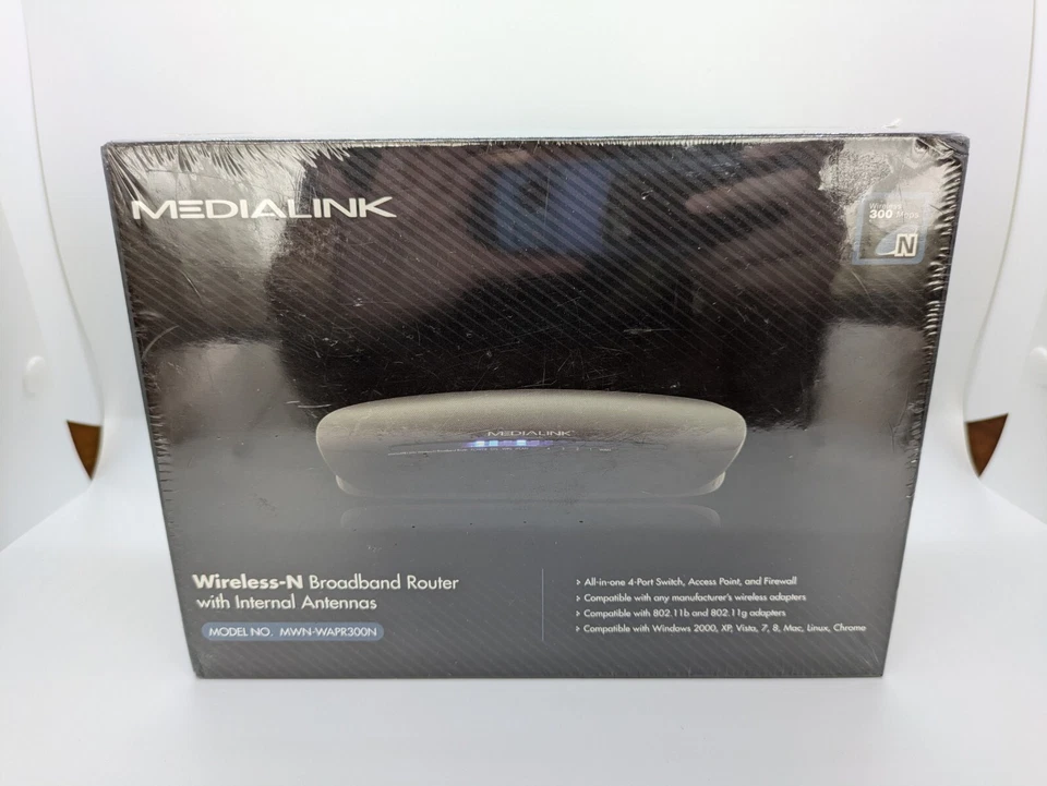 Medialink  Wireless Broadband  Router With Internal Antenna - MWN-WARPR300N NEW - Image 2 of 4