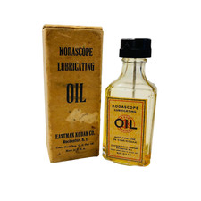 EASTMAN KODAK CO. Kodascope Lubricating Oil in Original Box