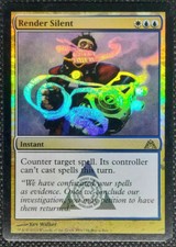 mtg magic render silent FOIL ENGLISH promo buy a box bab reduce to silence