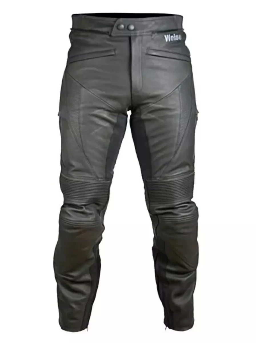 NEW WEISE HYDRA LEATHER JEANS TROUSERS MOTORBIKE MOTORCYCLE
