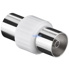 TV Aerial Lead COUPLER Female to Female Socket COAX Connector COAXIAL Adapter