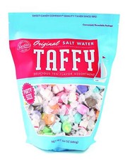24 Ounce Assorted Gourmet Salt Water Taffy Individually Wrapped Candy