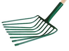 Steingabel Gabel Drahtgabel Kohlengabel 9 Zinken mit T Stiel