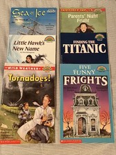 Scholastic Readers and Level 4 Grade 2-3 Lot of 6 Children's Books