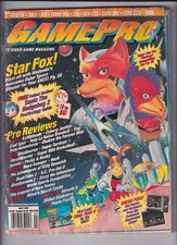 Gamepro April 1993 Video Game Magazine Star Fox Vintage Hard To Find