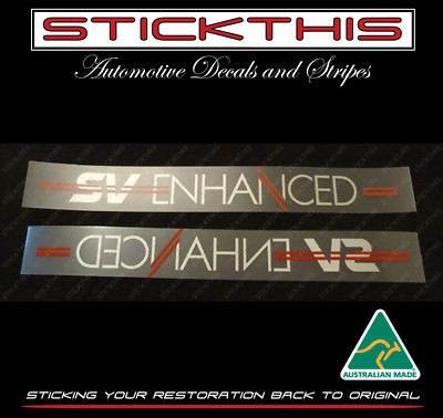 SV Enhanced 1/4 Window Decal Sticker, Holden HSV VN VP VQ