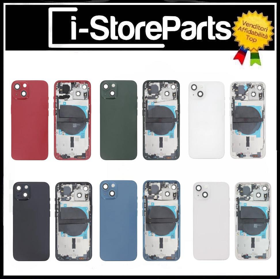 BACK COVER SCOCCA POSTERIORE VETRO FRAME COMPLETA PER APPLE IPHONE 5 5C TELAIO - Foto 10