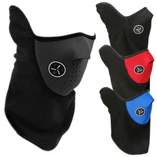 Winter Thermal Fleece Face Mask Skiing Cycling Scarf Neoprene Neck Warmer Gaiter