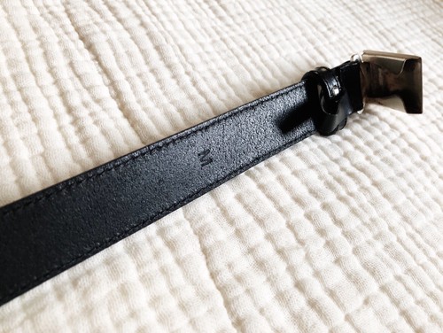 Kids Boys J. Crew Crewcuts Leather Belt - Black Leather - Size Medium - M - Picture 4 of 5