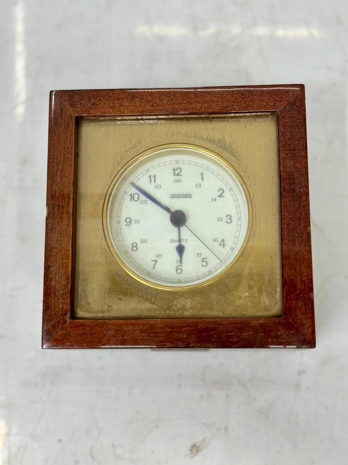 Oceanic Legacy: Observador Cuarzo Cronómetro - Antiguo Reloj Barco Marítimo Foto 2 de 4