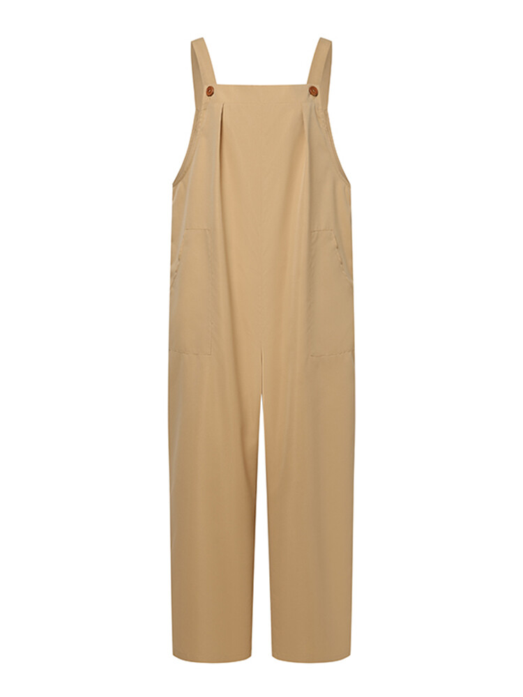 UK 824 Womens Loose Jumpsuit Ladies Oversize Baggy Overalls Strappy